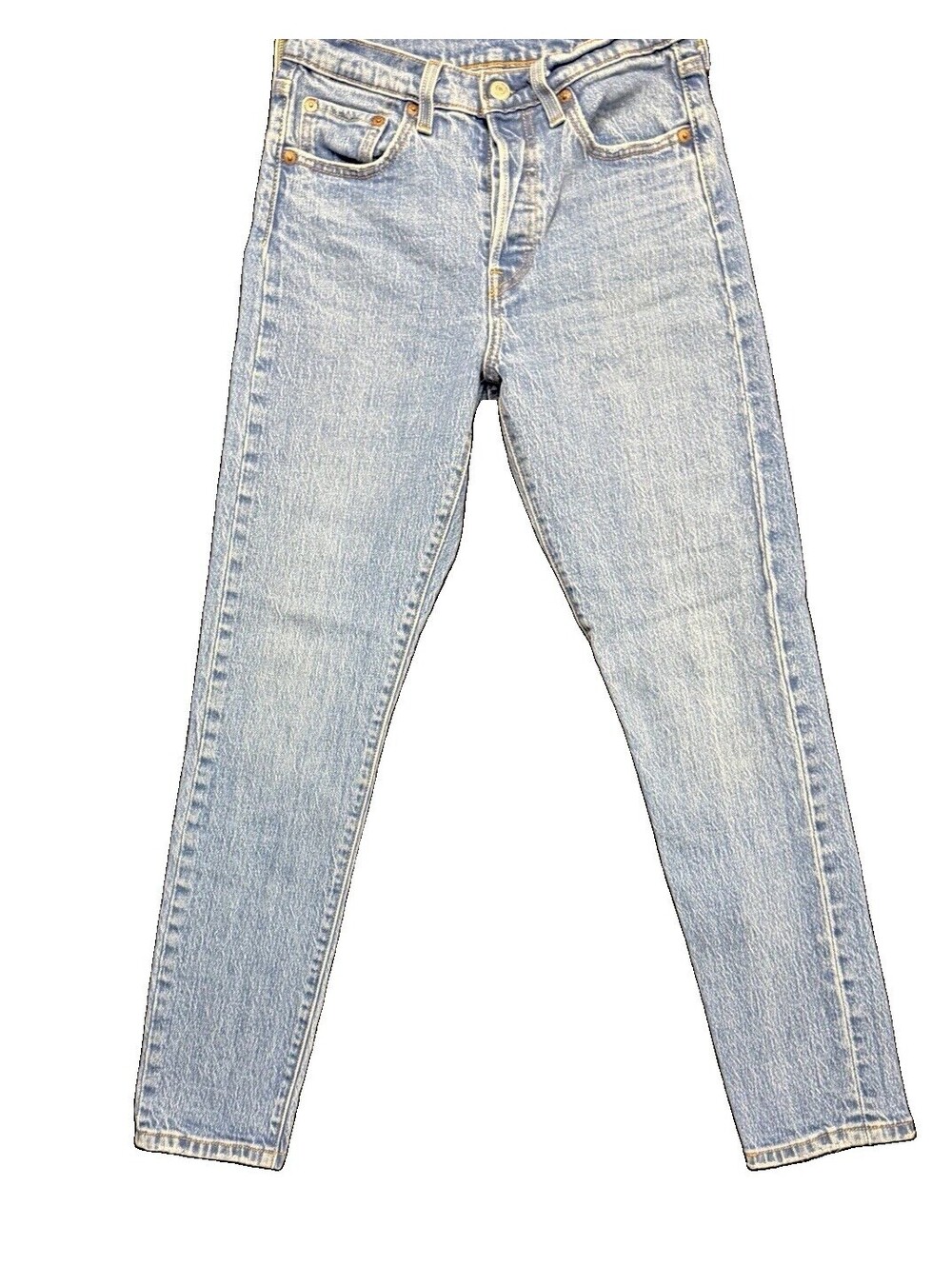 Levi’s 501 Skinny Women’s Jeans W25 L28 Light Wash Button Fly